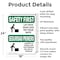 Signmission Safety Culture Sign, 18 in Width, Aluminum, Rectangle, Bilingual OS-2PACK-SF-A-1824-L-10825 - alternate 8